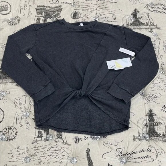 Z by Zella Girl Twist Front Sweatshirt - Picture 1 of 12